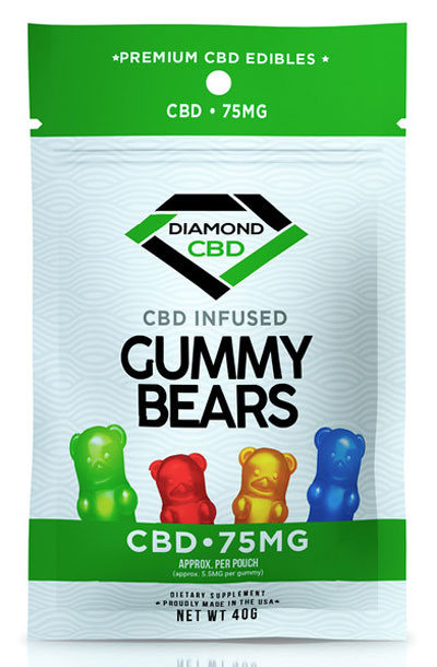 Diamond CBD infused Gummy Bears