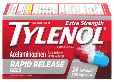Tylenol Rapid Gels