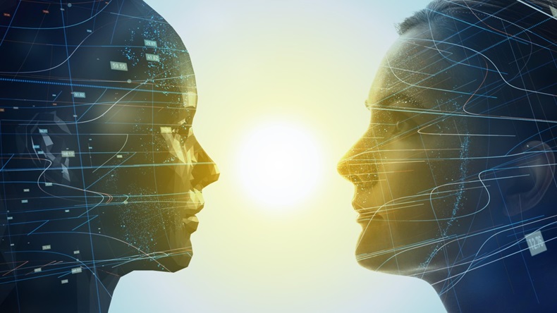 Human and AI twin